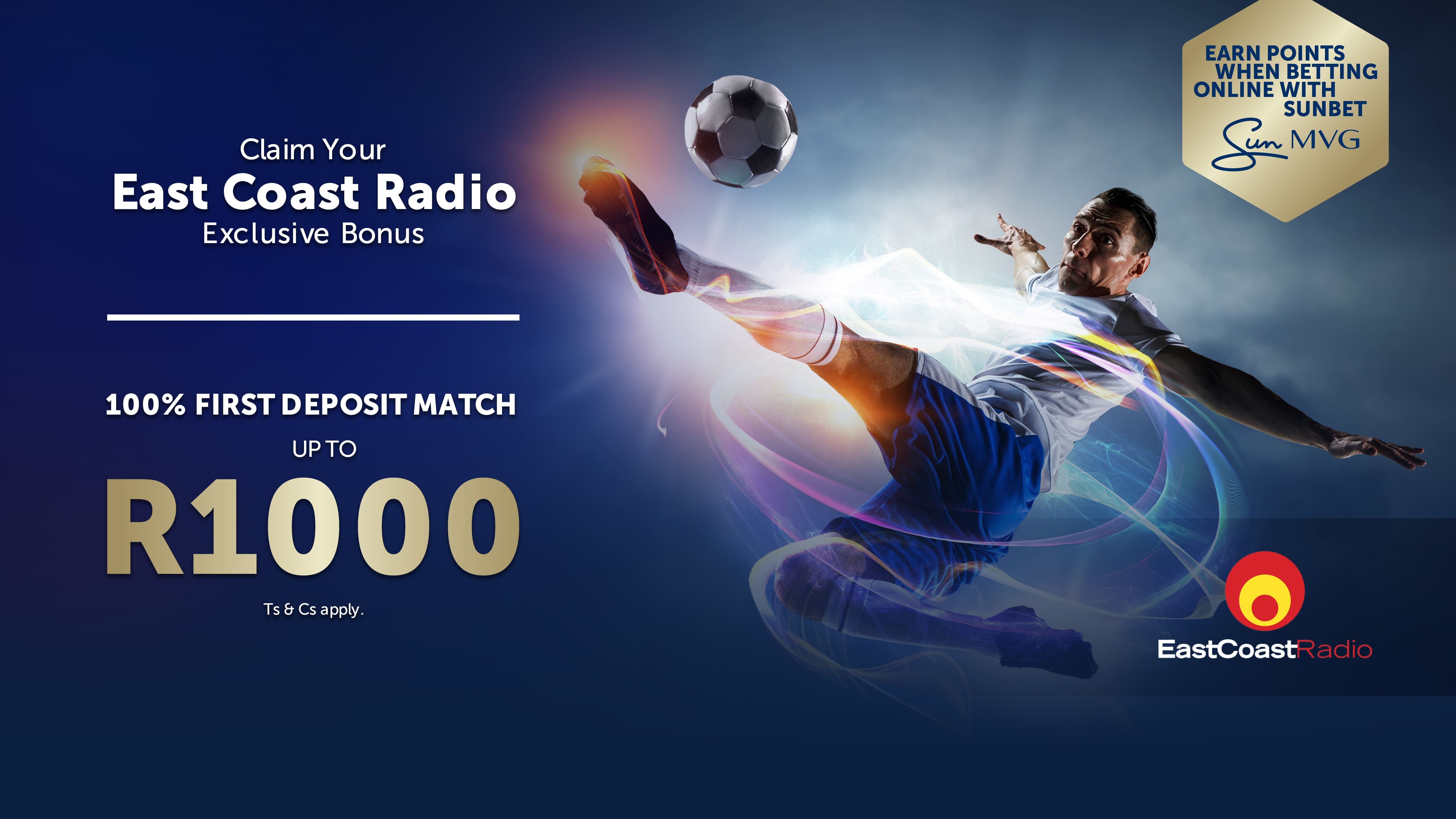 Claim Your Heart FM Exclusive Bonus | 100% 1st Match Deposit up to R1000 
